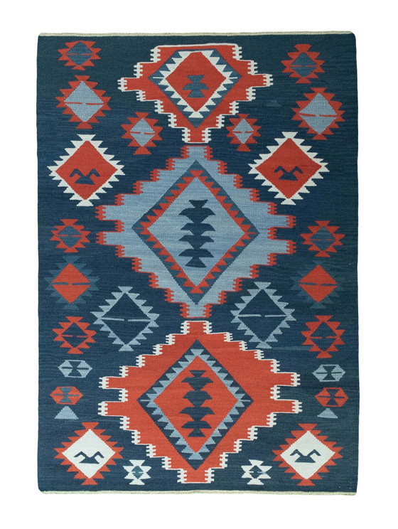 Image 1 of Kilim Fars tissé à la main en laine - 240 X 168 cm