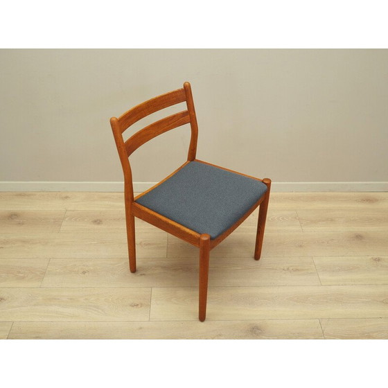 Image 1 of Ensemble de six chaises en teck, design danois, années 1970, designer : Poul M. Volther