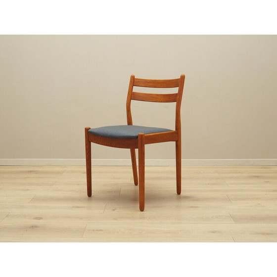 Image 1 of Ensemble de six chaises en teck, design danois, années 1970, designer : Poul M. Volther