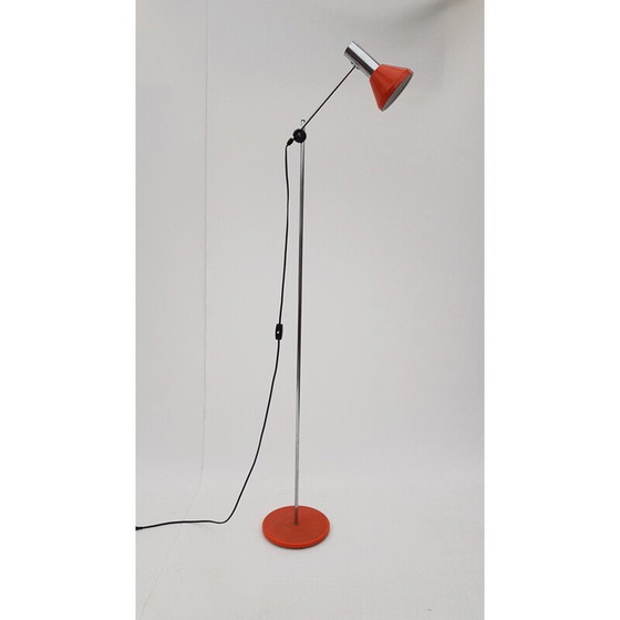 Image 1 of Lampadaire orange de Gura Leuchten - années 1960