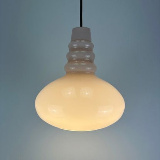 Image 1 of Lampe à suspension Peill & Putzler - Rare Light Pink - 1960