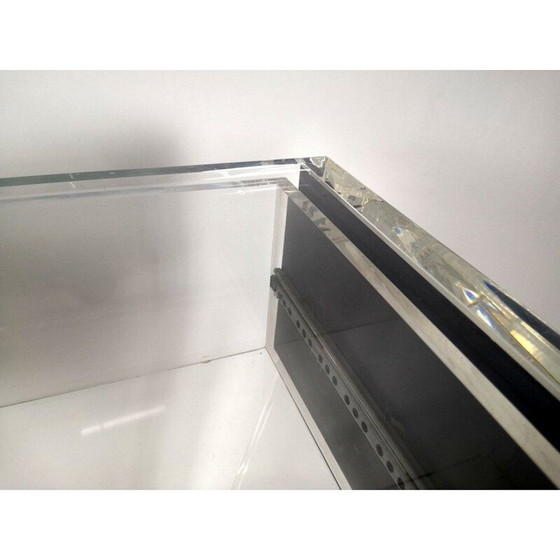 Image 1 of Table d'appoint vintage en plexiglas