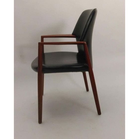Image 1 of Fauteuil Vintage Aksel Bender Madsen, Ejnar Larsen Inc. Reupholstery 1950s