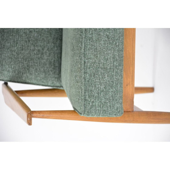 Image 1 of Fauteuils vintage Fox vert chiné, Pologne 1960s