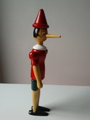 Pinocchio vintage en bois