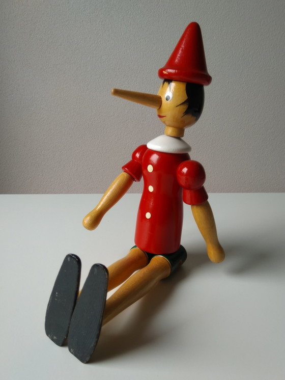 Image 1 of Pinocchio vintage en bois