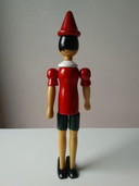 Pinocchio vintage en bois