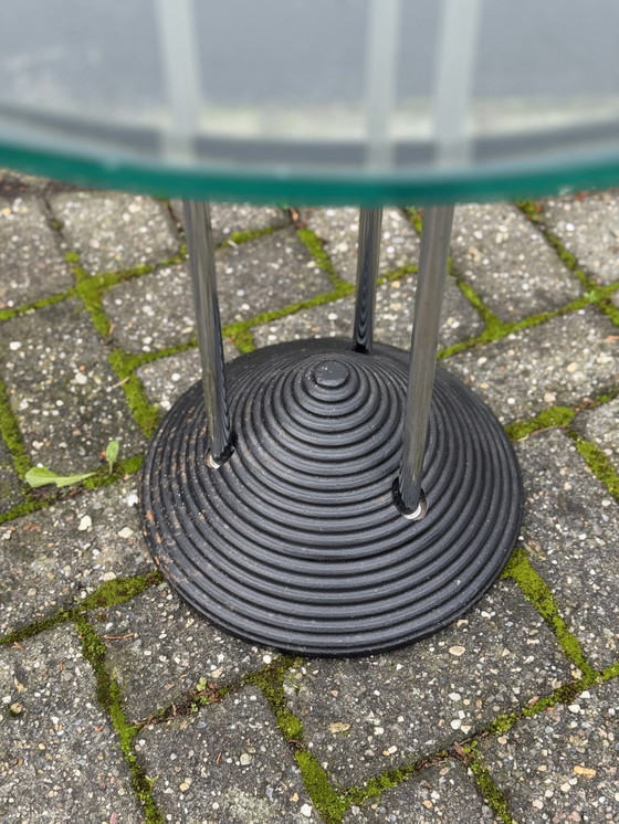 Image 1 of Table post-moderne influencée par Memphis 1980's