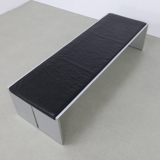 Image 1 of Bq 01 Banc de musée en cuir par Wim Quist pour Spectrum, 1970S