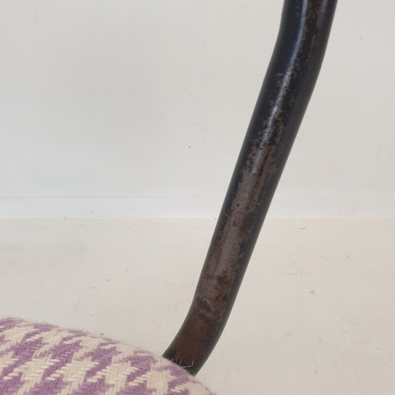 Image 1 of Ensemble de 4 chaises de salle à manger italiennes vintage en métal, années 1960