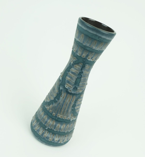 Image 1 of Vase Vintage Carstens Keramik Modèle 3765-27 Rare variation de glaçure