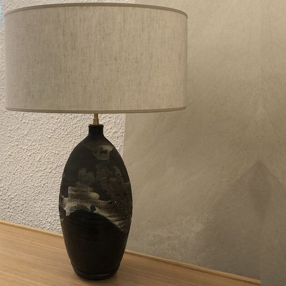 Image 1 of Lampe vintage en céramique de Bruno H'rdy, 1970