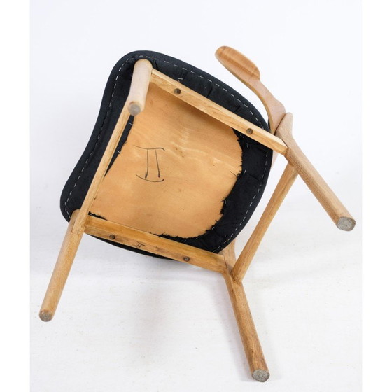 Image 1 of Ensemble de 4 fauteuils vintage modèle 107 en chêne et teck par Hans Olsen pour Bramin, 1960