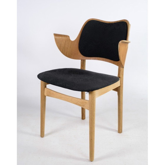 Image 1 of Ensemble de 4 fauteuils vintage modèle 107 en chêne et teck par Hans Olsen pour Bramin, 1960