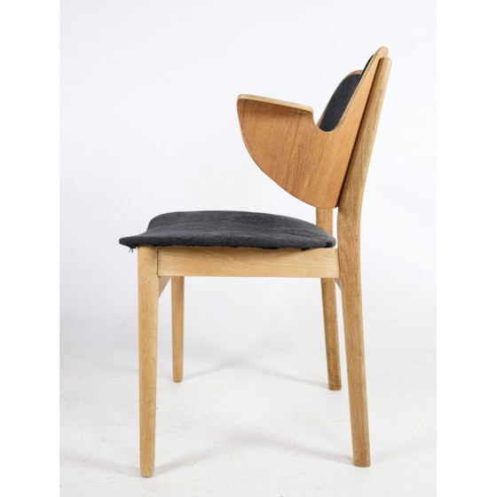 Image 1 of Ensemble de 4 fauteuils vintage modèle 107 en chêne et teck par Hans Olsen pour Bramin, 1960
