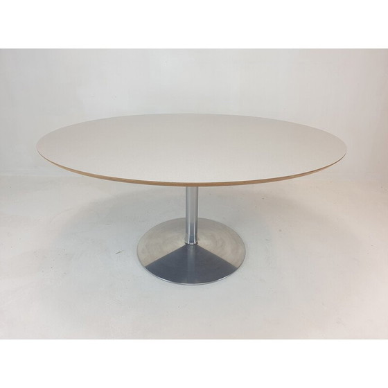 Image 1 of Table de salle à manger ovale vintage par Pierre Paulin pour Artifort, 1960s