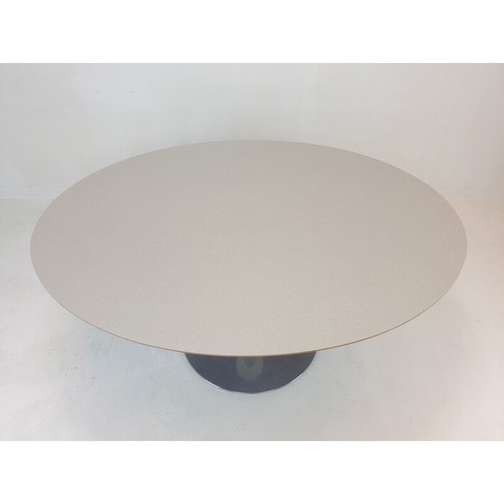 Image 1 of Table de salle à manger ovale vintage par Pierre Paulin pour Artifort, 1960s