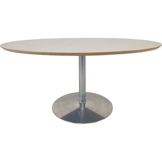 Image 1 of Table de salle à manger ovale vintage par Pierre Paulin pour Artifort, 1960s