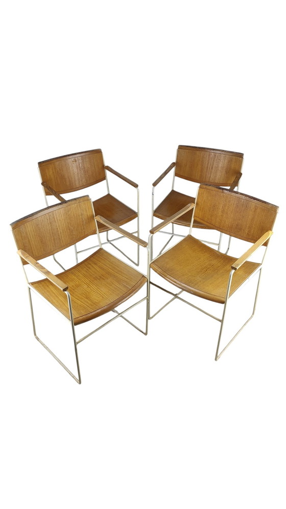 Image 1 of Design Chaises de salle à manger Arco 1980S