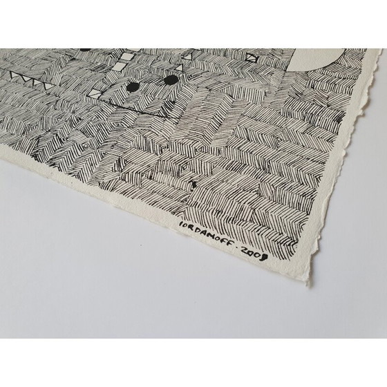 Image 1 of Encre de Chine sur papier vintage n 535 - Jérémie Iordanoff, 2009