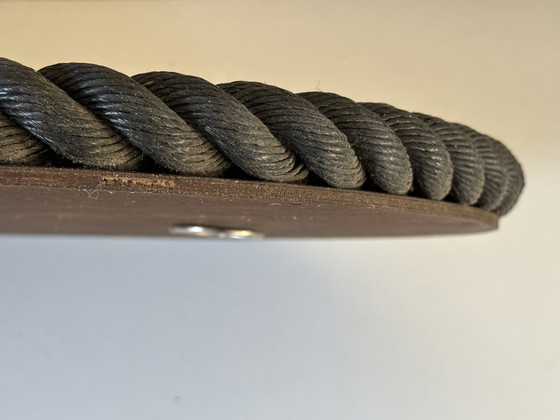 Image 1 of Miroir Corde Design Années 60 