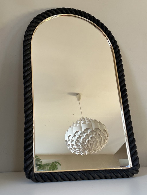 Miroir Corde Design Années 60 