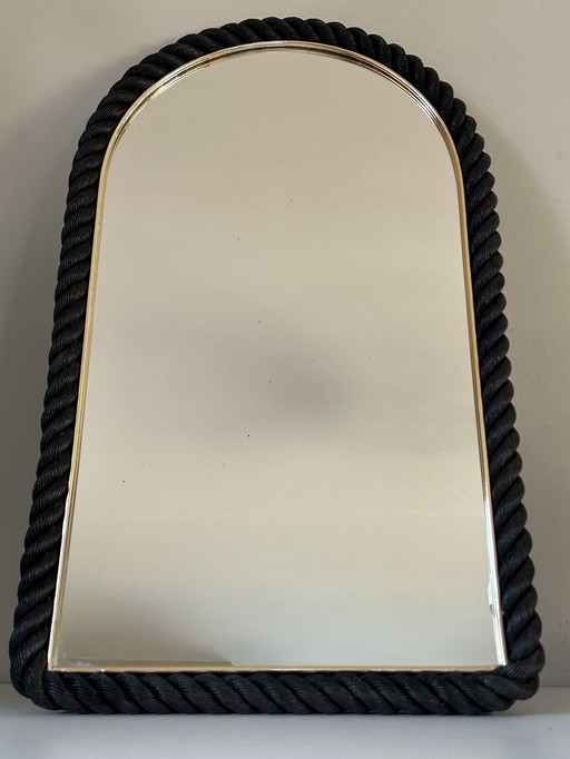 Miroir Corde Design Années 60 
