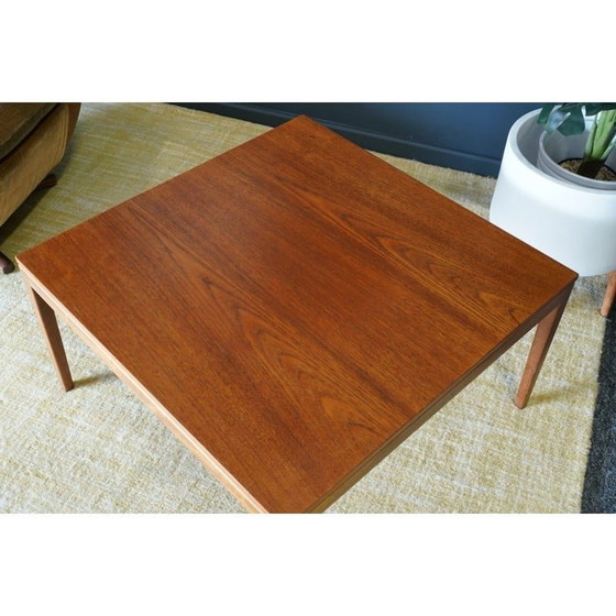 Image 1 of Table basse carrée en teck, Mid Century, années 1960