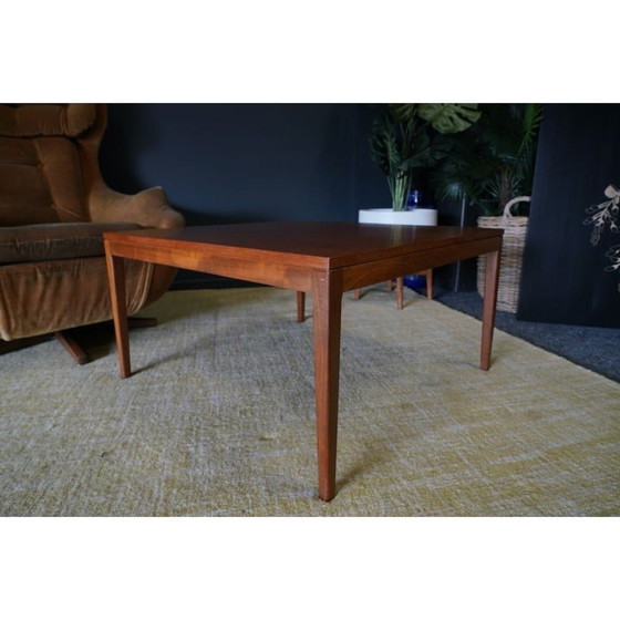 Image 1 of Table basse carrée en teck, Mid Century, années 1960