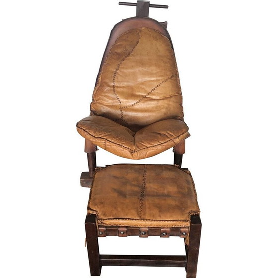Image 1 of Fauteuil rustique vintage