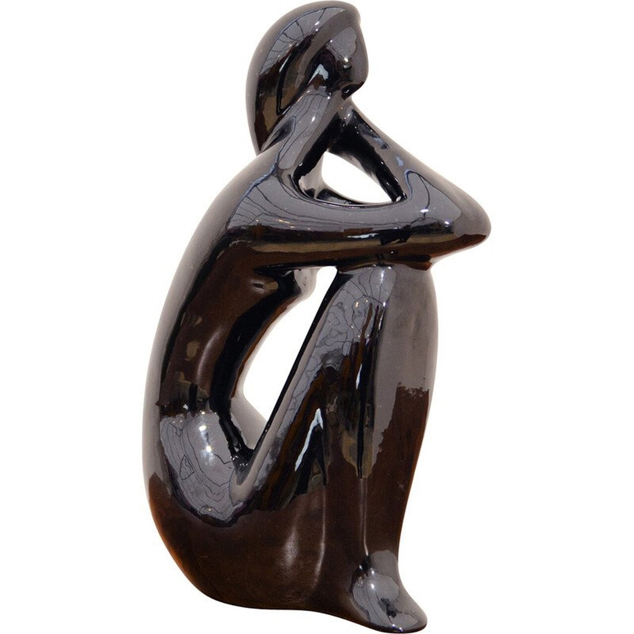 Vase Vintage Céramique Femme Nue, Moulé, Années 50/60, Décoration Intérieure