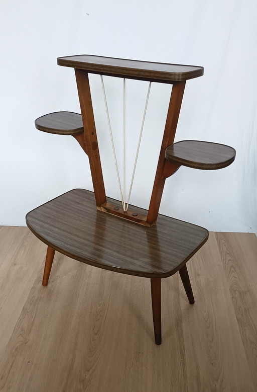 Table à plantes des années 50 avec 4 étagères