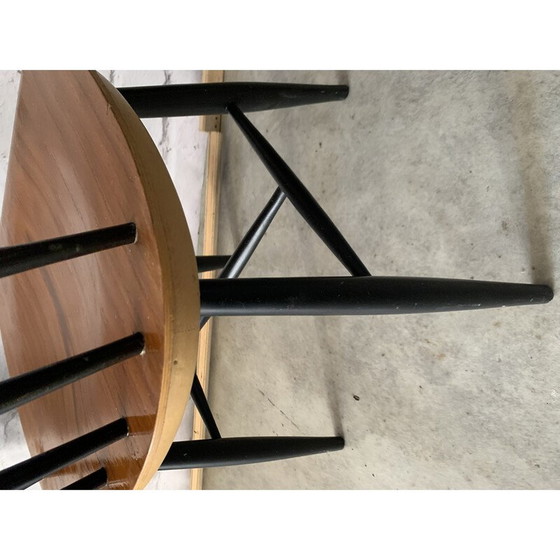 Image 1 of Paire de chaises de salle à manger vintage en contreplaqué de teck par Ilmari Tapiovaara pour Komnik