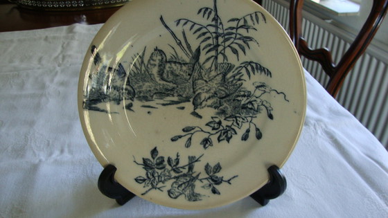 Image 1 of 8x Panneaux vintage avec oiseaux