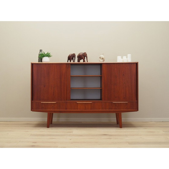 Image 1 of Buffet haut vintage en teck, Danemark 1970