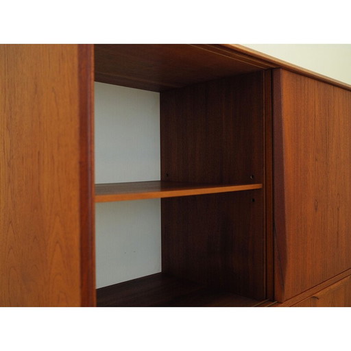 Buffet haut vintage en teck, Danemark 1970
