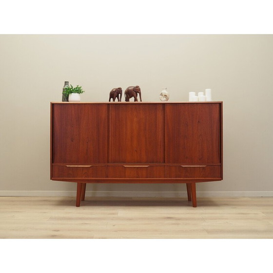 Image 1 of Buffet haut vintage en teck, Danemark 1970