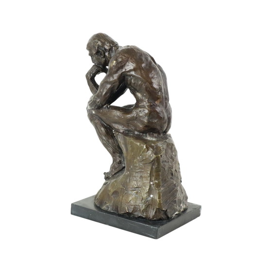 Image 1 of Statue en bronze Le Penseur