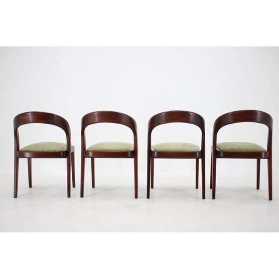 Image 1 of Ensemble de 4 chaises vintage, Tchécoslovaquie 1960
