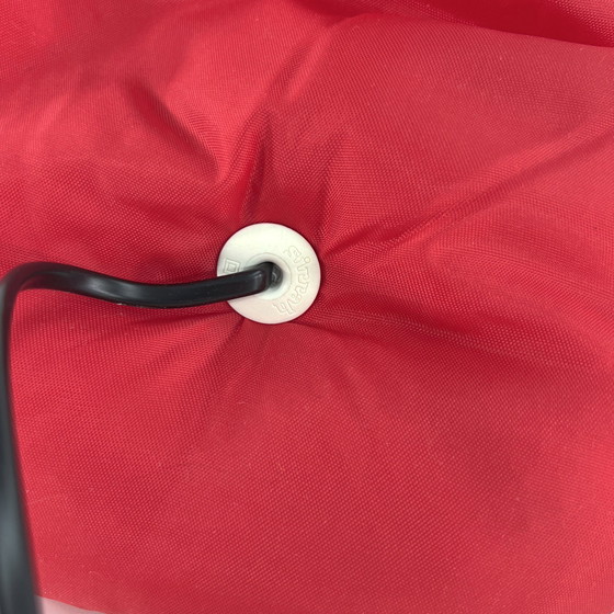 Image 1 of Lampe de table Cloche rouge par De Pas, Durbino et Lomazzi pour Sirrah, 1980S