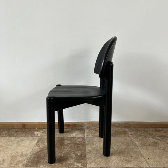 Image 1 of Chaise de salle à manger en pin du milieu du siècle par Rainer Daumiller, suédoise, années 1970