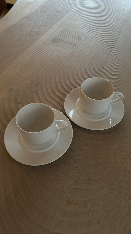 Image 1 of Alessi - La Bella Tavola - 4X Tasses et soucoupes