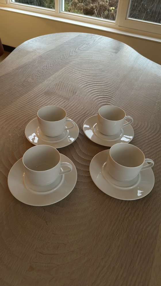 Image 1 of Alessi - La Bella Tavola - 4X Tasses et soucoupes