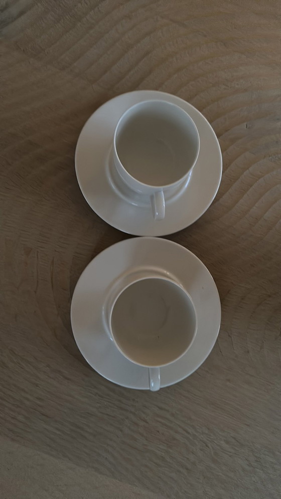 Image 1 of Alessi - La Bella Tavola - 4X Tasses et soucoupes