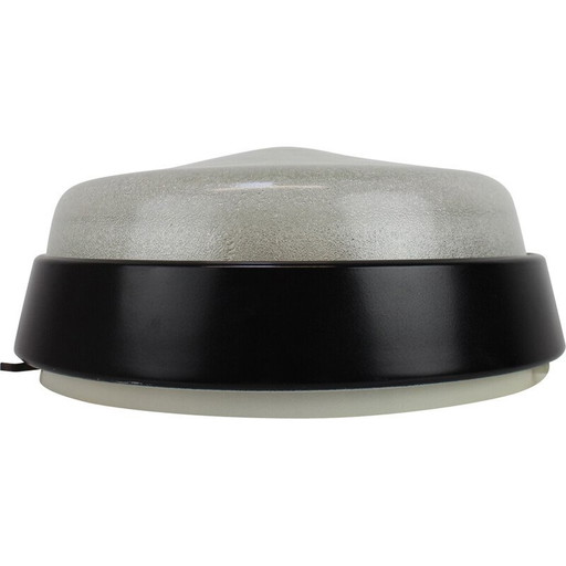 Applique vintage en métal et verre pour Napako, Tchécoslovaquie 1960