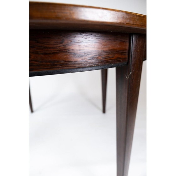 Image 1 of Table de salle à manger vintage en bois de rose par Omann Junior 1960s