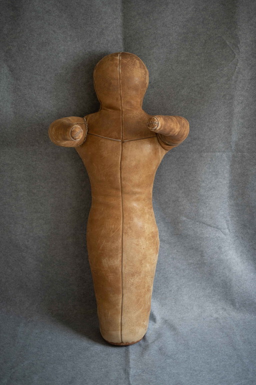 Mannequin d'entraînement de lutte - Wrestling Dummy - cuir 1940Ers