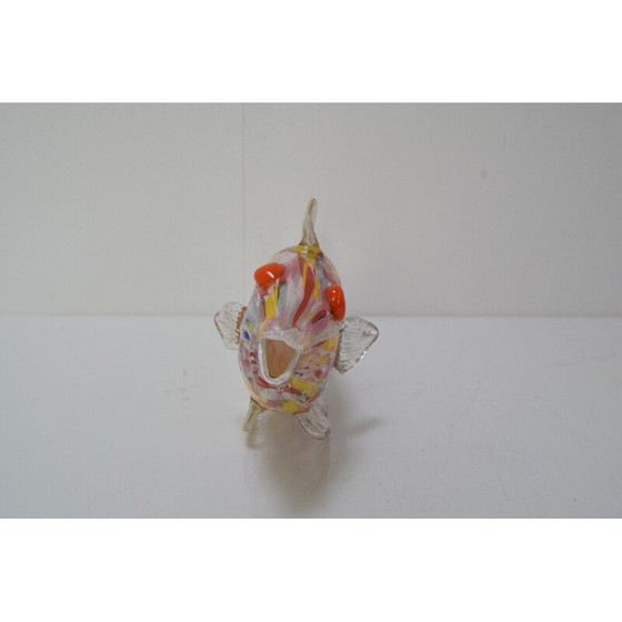 Image 1 of Poisson en verre vintage par Novy Bor, Tchécoslovaquie 1970