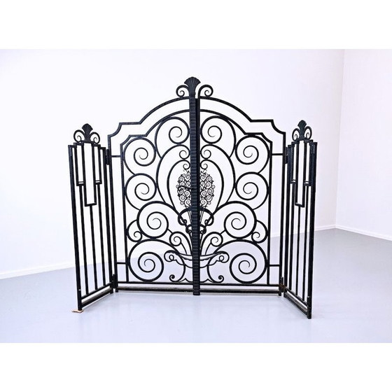 Image 1 of Grille vintage en fer forgé, 1940
