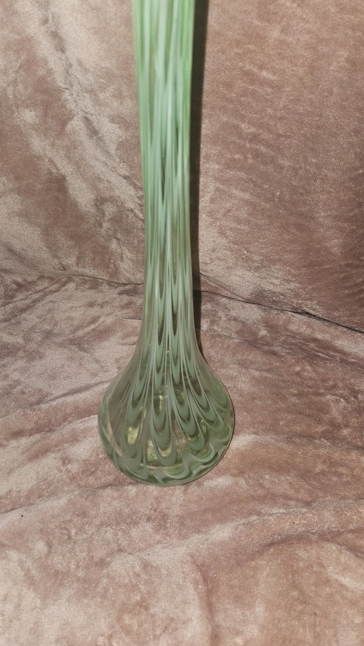 Magnifique grand vase en verre d'art 40 cm